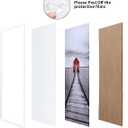 ELSKER&HOME 24x36 Poster Frame 3 Pack, White Picture Frame for Horizontal or Vertical Wall Mounting, Sturdy and Scratch-proof