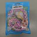 Toy Straps for Baby,RTMOK Silicone Setpacifier Clip,Applies to Car Seat Toy,Teether Toy,High Chair,Stroller Accessories,Baby Toy Clips,Cribs,Rocking Chair (Multicolored)