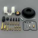 Carburetor Rebuild Kit for Kawasaki 1987-2018 Version KLR650 Single Cylinder with Main Jet #140#142#145#148#150#152 Pilot Jet #38#40