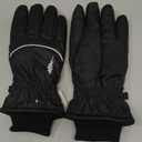 rivmount Winter Gloves with Waterproof/Touchscreen/Warm, Thermal Snow Glove for Cold Weather Running, Ski, Cycling, Women Men (Medium, Peat Black)