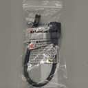 FIRMERST 1875W Flat Plug Extension Cord 1 Foot, 15A 14 AWG Black