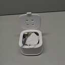 Ultrasonic Retainer Cleaner,50kHz Ultrasonic Denture Cleaner Machine for Aligner, Night guard, Braces, Jewelry and More 300ML Pod(White)