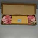 Real Touch Anthurium Artificial Flowers, 8pcs Shabby Blush Faux Tropical Flowers with Stems for Modern Wedding Bouquets, Elegant Centerpieces & Chic Party Decoration
