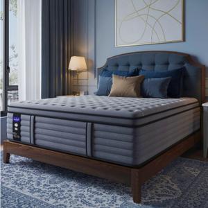 Twin Mattress 10 Inch, (Upgraded) Hotel Luxury Firm Hybrid Twin Size Mattress In A Box, Extra Enhanced Support, Relieve Back & Waist Pain, Cooling Sleep, Fiberglass-Free, CertiPUR-US, 365-Night Trial
