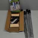 Walensee 3-in-1 Crack Weeder & Moss Remover Brush with 66.5-Inch Adjustable Handle, Weed Puller with 2 Replaceable Brush Heads and Scraper for Deck, Patio, Walkway, Driveway Crevice Cleaning Tool