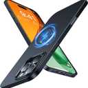 TORRAS Magnetic Slim Fit for iPhone 16 Pro Case, 6.3 inch, UltraThin Case Compatible with MagSafe, Lightweight Matte AntiScratch Hard PC Cover Phone Case for iPhone 16 Pro OriginFit, Black