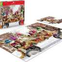 Ceaco - Butts on Things - Brian Cook - Christmas Tree - 300 Piece Puzzle for Adults - Challenging and Perfect for Game Nights - Finished Puzzle Size 21.25 x 15