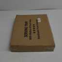 CLAYNIX Serving Tray 15.7" X11.8", Lacquer Mother of Pearl Inlay Mosaic Tray, Rectangle Wooden Marble Tray with Handles Trays for Tea, Breakfast in Bed, Table (Black Leaf)