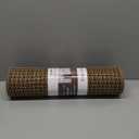 Kitchen Rugs and Mats Non Skid Washable Set of 2 PCS, Absorbent Runner Rugs for Kitchen, Farmhouse Weave Floor Mats in Front of Sink, 17.3"x 47"+17.3"x 29" (Brown)