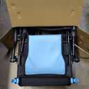 Wheelchairs for Adults,Utral-Lightweight(only 19.4lbs) Transport Chair, Foldable and PortableTravel Wheelchair with Telescopic Handle,Portable Folding Transfer Wheelchairs for Seniors(Blue)