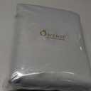 OWENIE Sally Silver Grey Blackout Curtains for Bedroom 63 Inch Length 2 Panels Set, Solid Thermal Insulated Room Darkening Rod Pocket Window Treatment Curtains Blackout Drapes, W40 x L63 Inch, Silver