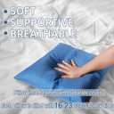 18" x 18" Throw Pillows, Outdoor Waterproof Pillows with Inserts, Square Decorative Pillows for Patio Furniture Garden Couch Sofa Home(Navy Blue, Set of 3)