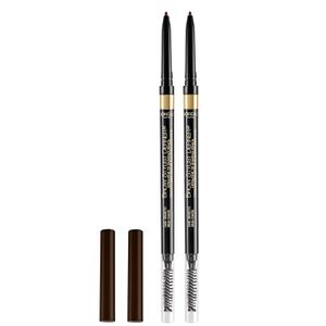 Pack of 2 L'Oreal Paris Makeup Brow Stylist Definer Waterproof Eyebrow Pencil, Ultra-Fine Mechanical Pencil, Draws Tiny Brow Hairs and Fills in Sparse Areas and Gaps, Dark Brunette, 0.11 Ounce 