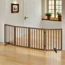 Dog Gate for Stairs,Foldable Dog Gate for Indoor Doorways House,Freestanding Pet Gates for Dogs,Doogie Puppy Fence Gate