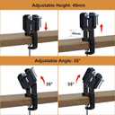 Ski and Snowboard Vise for Tuning, Non-Slip Ski Clamp with Rubber Pads, Snowboard Vice Grips and Horizontal and Vertical Working Positions, Stable Snowboard Ski Tuning Vise, Repair and Waxing