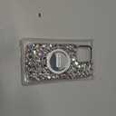 iFiLOVE for iPhone 15 Pro Max Case with Magnetic Mirror Stand, Compatible with MagSafe Luxury Bling Diamond Crystal Rhinestone Phone Case Cover for Girls Women (Clear)