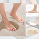Yimobra Bathroom Runner Rugs 72"x24" Non Slip Washable Memory Foam Bath Mat, Super Soft Water Absorbent Hallway Carpet for Vanity Tub Shower, Beige