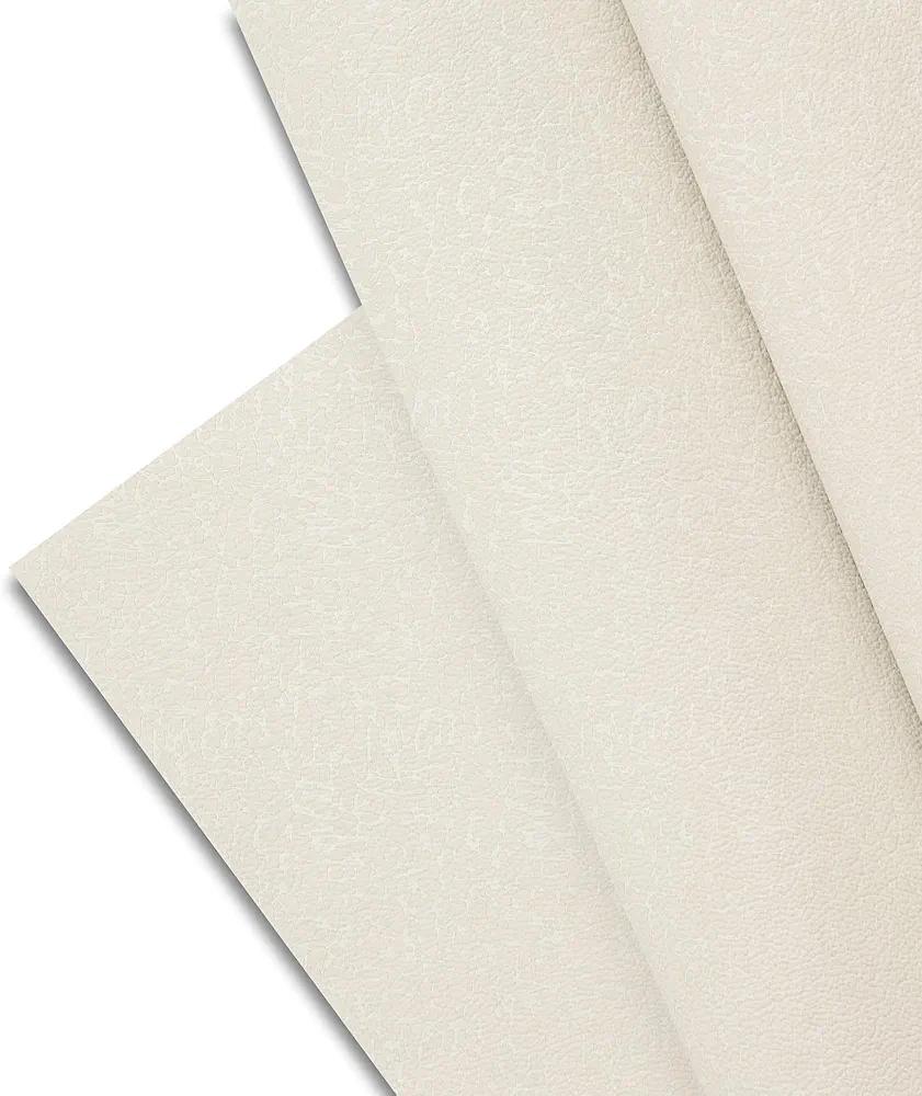 Majestic Giftware - 6 Yard PVC Faux Leather Fabric (G56-54 x 216) | Ivory Cracked Faux Vinyl Leatherette Sheets by the Yard for Crafts & Upholstery |