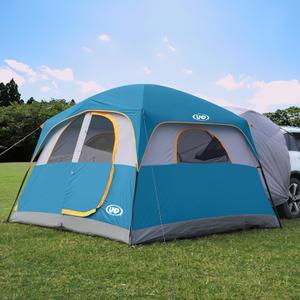 UNP SUV Tent for Camping, 6-Person SUV Tailgate Tent - Easy Set Up with Rainfly, 10'x9'x78in(H)
