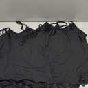 Fourluoo Women's Long Lace Tank Tops lace Camisole Patchwork Tops for Women XXL 3PACK