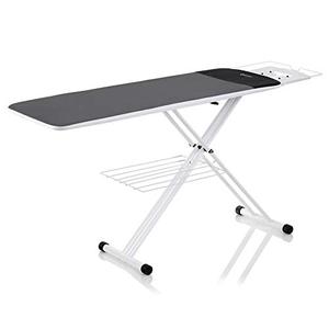 Reliable 320LB Home Ironing Board - Made in Italy 2-in-1 Home Ironing Table with Large 55 Inch Pressing Surface (Extended), Iron Board Made with Heavy-Duty Tube Frame Construction, Strong Iron Rest