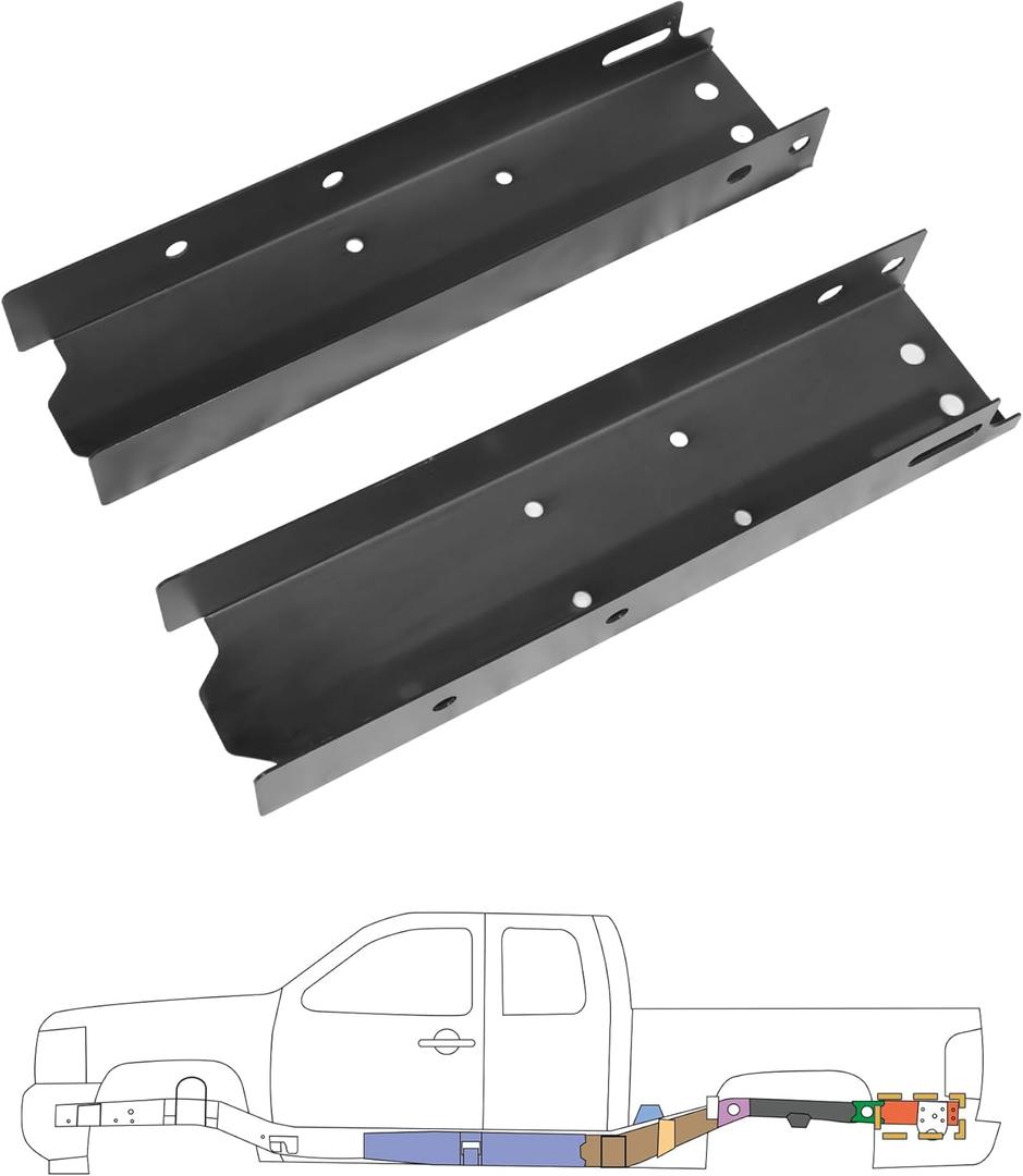 Mountainpeak Rear Frame Repair Kit Fit for 1999-2014 Chevy Silverado and GMC Sierra 1500 Reg & Ext and Crew Cab Long Bed Frame Repair