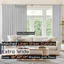 SHINELAND 108 Inch Blackout Cream Curtains, 9FT Thermal Insulated Pinch Pleated Drapes for Living Room Bedroom, 2 Panels Set, 9 FT Length 40'' W x 108'' L, Light Grey