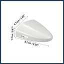 2 x Front Left Ouside Door Handle Key Cover Cap for Lexus IS250 IS350 is F 69218-53021 69218-53021-B1 White Stylish Design