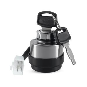 Ignition Switch Fit for AGT Mini Excavator H15R Replace DHKG-H15, 2 Pcs Keys