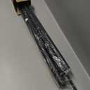 Heavy Duty Curtain Rods, 1 1/8 Inch Diameter Single Curtain Rod 144-240Inch(12-20ft) Extendable Length for Large Windows with End Caps Adjustable Modern Brackets-Matte Black