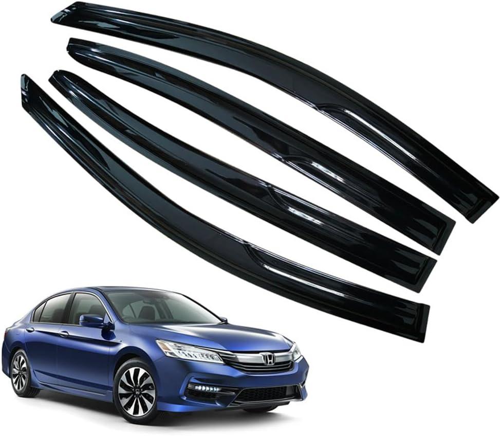 Window Visors Rain Guards for Honda Accord 2013 2014 2015 2016 2017 Accessories, Wind Deflectors Vent Shades for Honda Accord