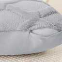 decorUhome Summer Throw Pillow Covers 20x20 Inch Set of 2, Soft Plush Faux Fur Wool Grey Accent Couch Pillow Covers for Modern Farmhouse Bed Sofa Living Room