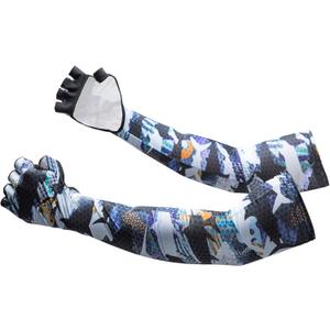 Sports Compression Arm Sleeves for Youth Teens Sun Protection Sleeves for Baseball Golf Volleyball Basketball (Deep-sea Hunting)