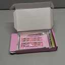 Lash Clusters Kit, 560 Pcs Eyelashes Clusters Kit 9-16mm Individual Natural Lash Extension Kit D Curl Fluffy Wispy False Eyelashes (40D+60D+80D New) With Eyeliner Dark Brown Two-In-One Eyebrow Pencil