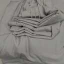 Mellanni Queen Sheets Set - 4 PC Iconic Collection Bedding - Hotel Luxury, Extra Soft, Cooling Bed Sheets - Wrinkle, Fade, Stain Resistant (Queen, Light Gray)