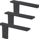 Free Hanging Side Wall Floating Shelf Bracket 3 Pack 18 Inch Heavy Duty Countertop Support Bracket for Breakfast Bars Cabinet Granite Countertops with No Knee Wall or Pony Wall