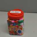 Iooleem Multi-Color Pom Poms, 1200pcs Assorted Size & Color, Pom Poms for Arts and Crafts, Pom Pom Balls with Wiggle Eyes in jar, Glitter Pom Poms, Craft Supplies.