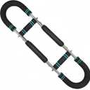 Arm twist trainerGrip Strength TrainerTwister Arm Trainer Adjustable Powerful twisting Bar for Arm & Chest Workouts, Portable Spring Resistance Exercise Equipment for Anywhere Fitness(Blue)