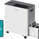 Midea 4,500 Sq. Ft. Dehumidifier with Pump Included 50 Pint - Ideal for Basements, Large & Medium Sized Rooms, and Bathrooms 
