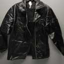 Grease T-Birds Men's Jacket Size Large Black Faux Leather Biker Style