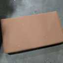 Modern Linen Fabric Accent Armchair Single Sofa w/ Side Storage Pocket Orange (Only Cushion)