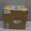 Boao Set of 6 Christmas Wine Glasses 14.9oz Festive Santa Snowman Christmas Tree Drinking Goblets Cups Painted Xmas Gift Winter Wine Glassware for Party Wedding Holiday (White)