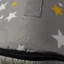 Jiupety Indoor Dog House, 2 in 1 Portable Foldable House Bed with Cover, Pet Tent & Cave Bed for Small Medium Dog, L(21"17"15"), Up to 16 Lb, Grey