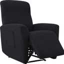 FUANGUI Recliner Chair Covers 4-Pieces Small Recliner Cover for Recliner Chair, Non Slip Covers Washable Lazy Boy Recliner Slipcovers/Furniture Protector for Kids, Dog, Living Room, 05