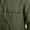 MAGCOMSEN Men's UPF 50+ Sun Protection Shirts, Button Down Long Sleeve Shirt for Hiking, Fishing, Safari Army Green, Large