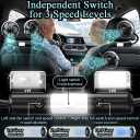 Car Backseat Fans for Backseat for Kids, Car Seat Fans for Baby Rear Facing Back Seat (No Battery)