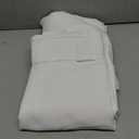 RYB HOME Blackout Curtains 80 inches Long Thermal Insulating Large Window Curtains for Living Room Sliding Glass Door Dining Home Office Backdrop, Pure White, W 42 x L 80 per Panel, 2 Panels