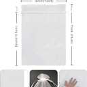 Jexila 120PCS Sheer Organza Bags 5X7 inches Mesh Drawstring Gift Bags Small for Jewelry Wedding Party Baby Shower Favor Bags (Rainbow )