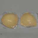 Lolaura Double Sided Sticky Bra - Invisible Adhesive Bra Pads Inserts, Push up for Bikini Swimsuit Strapless Dresses (Nude, Medium (Fits C Cups))