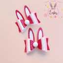 4 Pcs Easter Hair Clips Bow Hair Accessories Cute Rabbit Glitter Sparkly Hair Barrettes Holiday Headdress Hairpin for Girls Women Kids Party Cosplay Prezzie